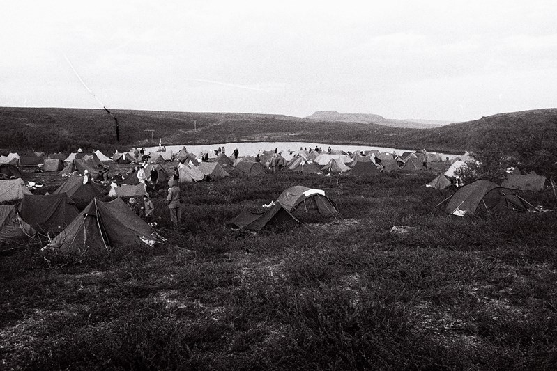Over 20 oppslåtte telt under Stillamarsjen