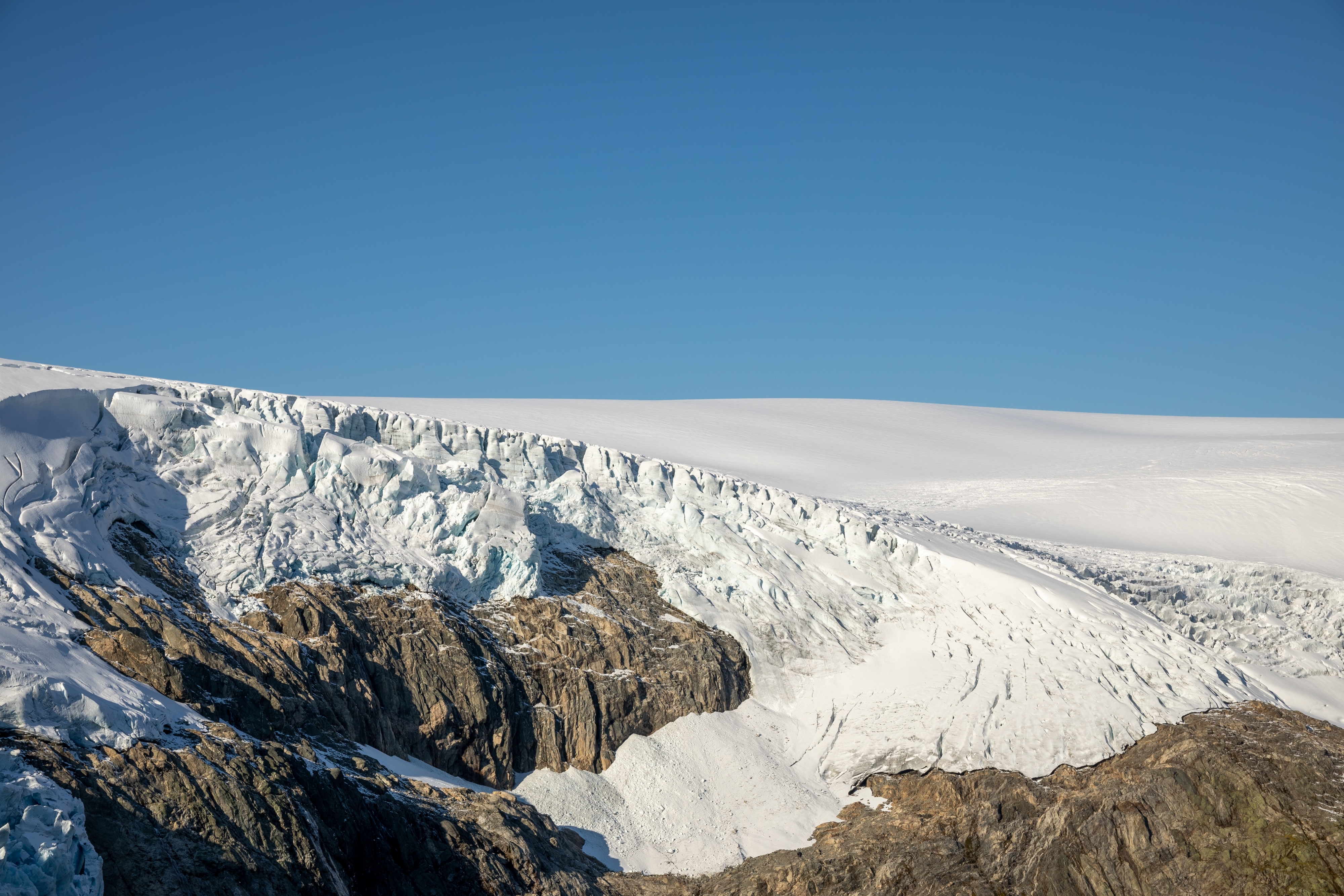 Folgefonna sett fra Reinanuten
