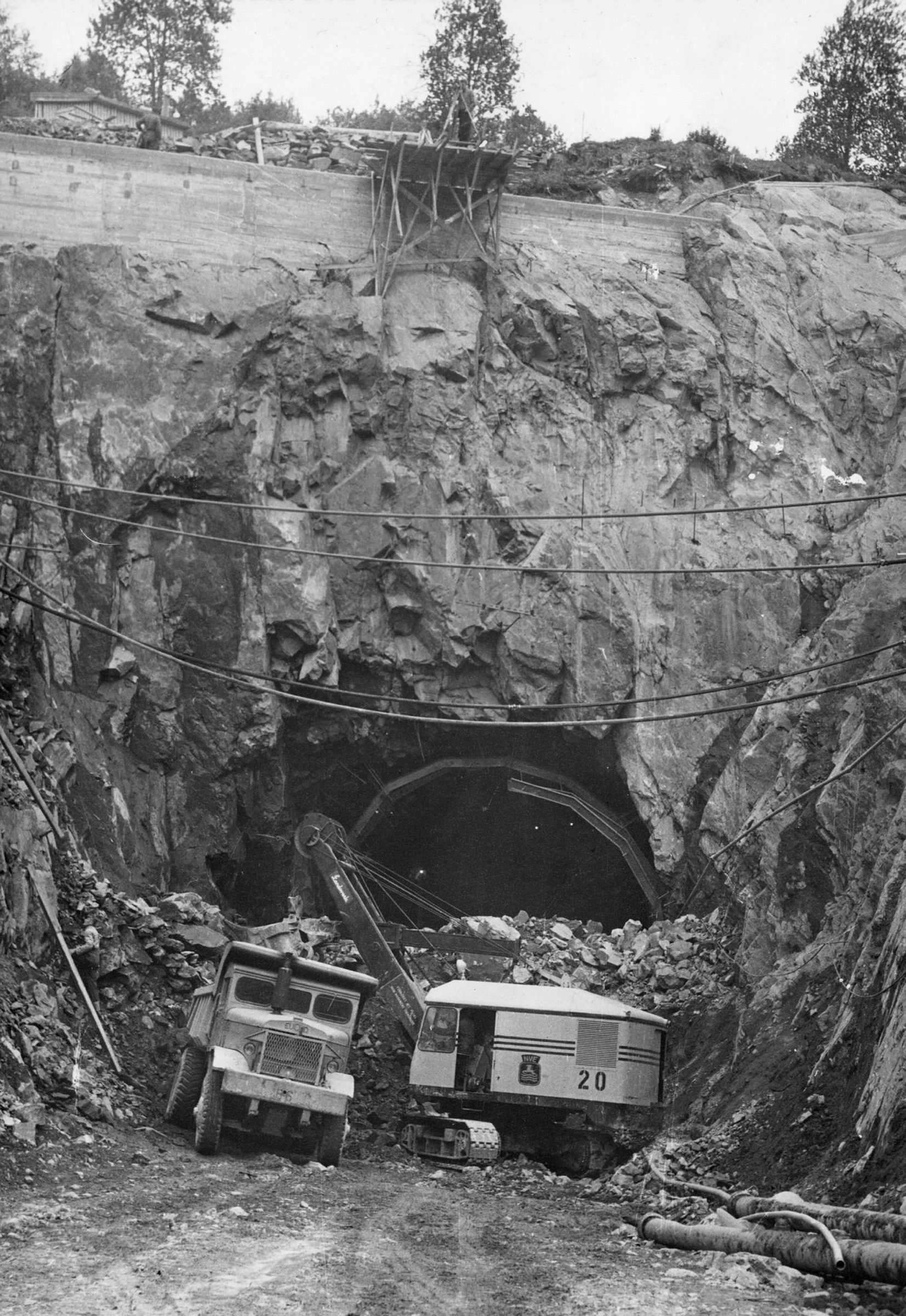 Innslag på Vinjevatn ved utbygging av Tokkeanlegget