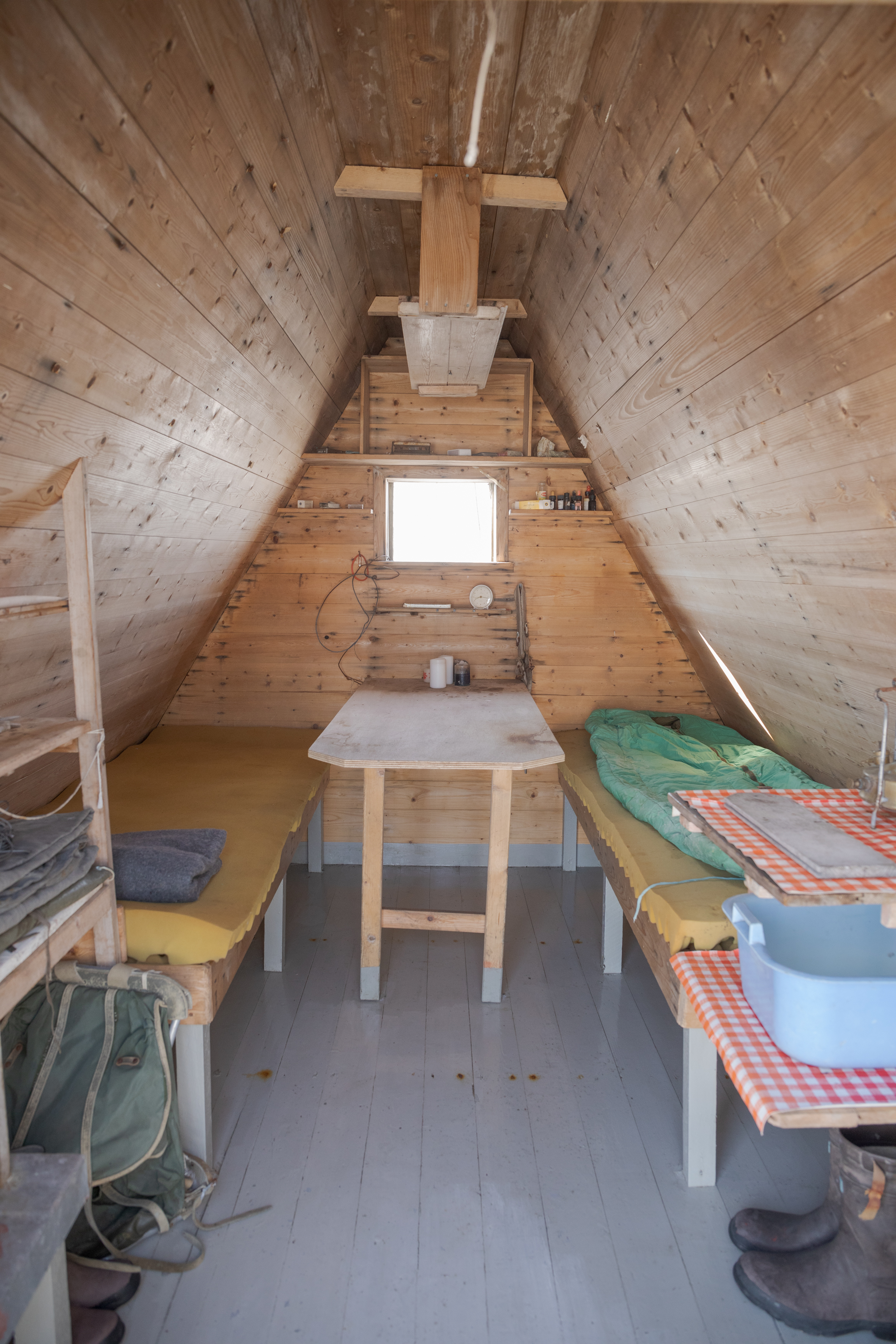 Interiør fra Pyttehytta.